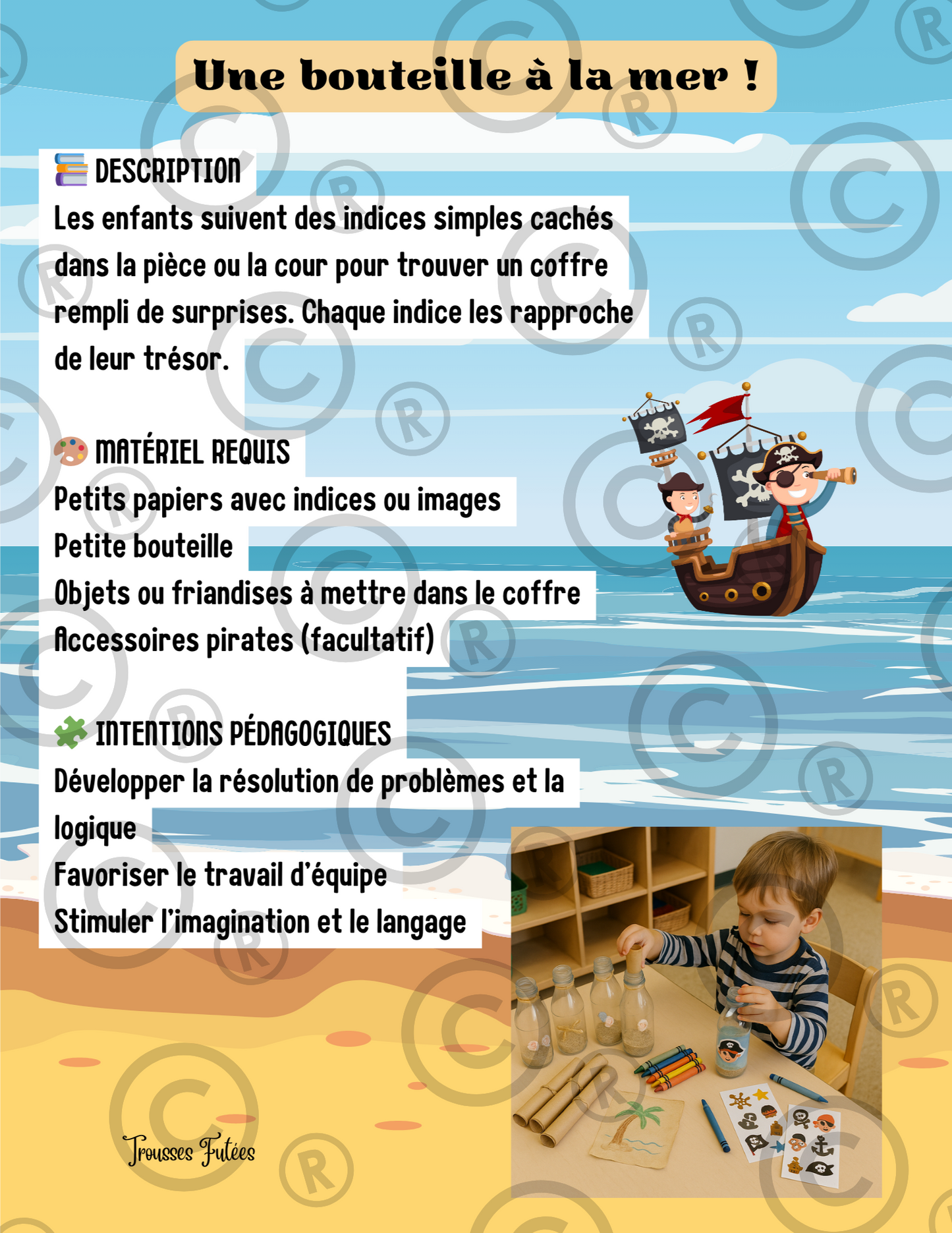 Les pirates - 45 pages