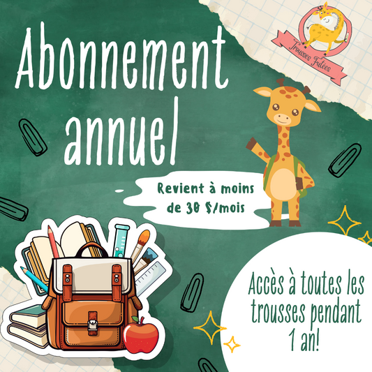 Abonnement annuel