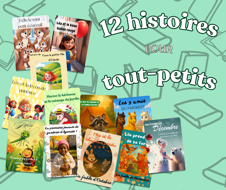 12 histoires pour tout-petits (Tome I) - Histoire pour enfant format numérique