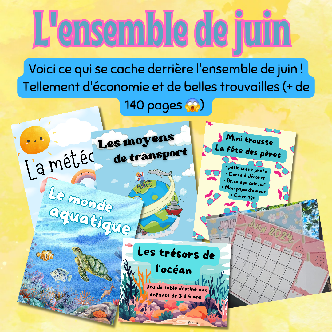 Ensemble de trousse - juin