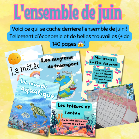 Ensemble de trousse - juin