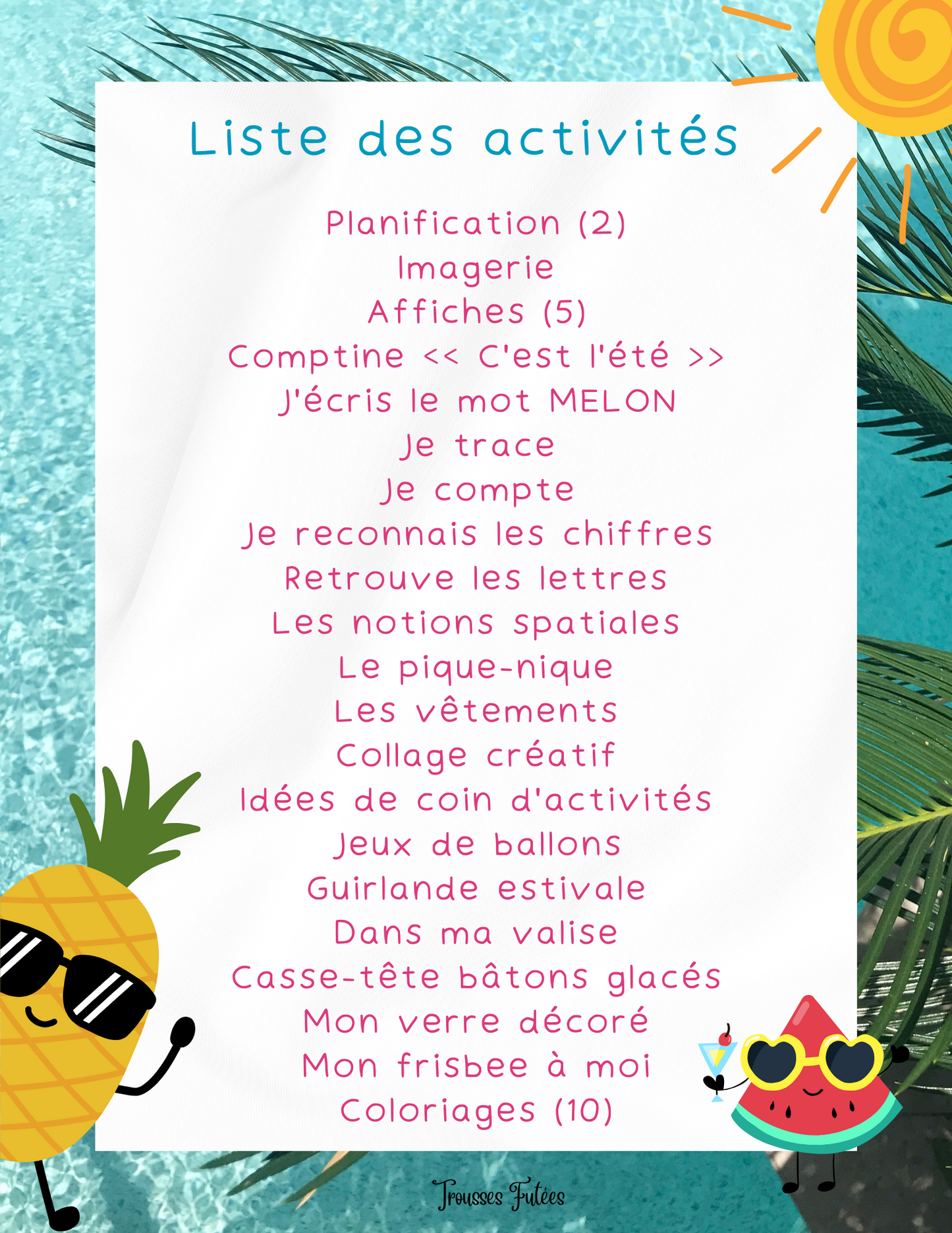 L'été - 50 pages