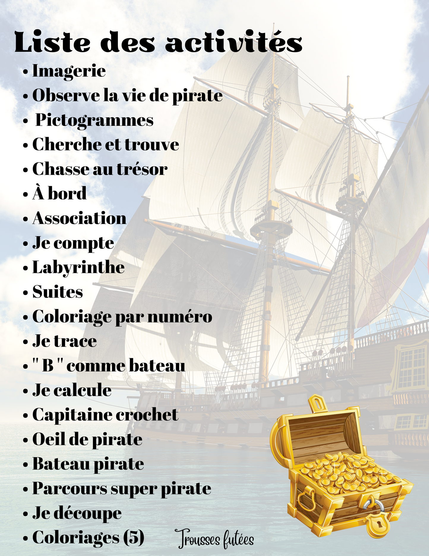 Les pirates - 30 pages