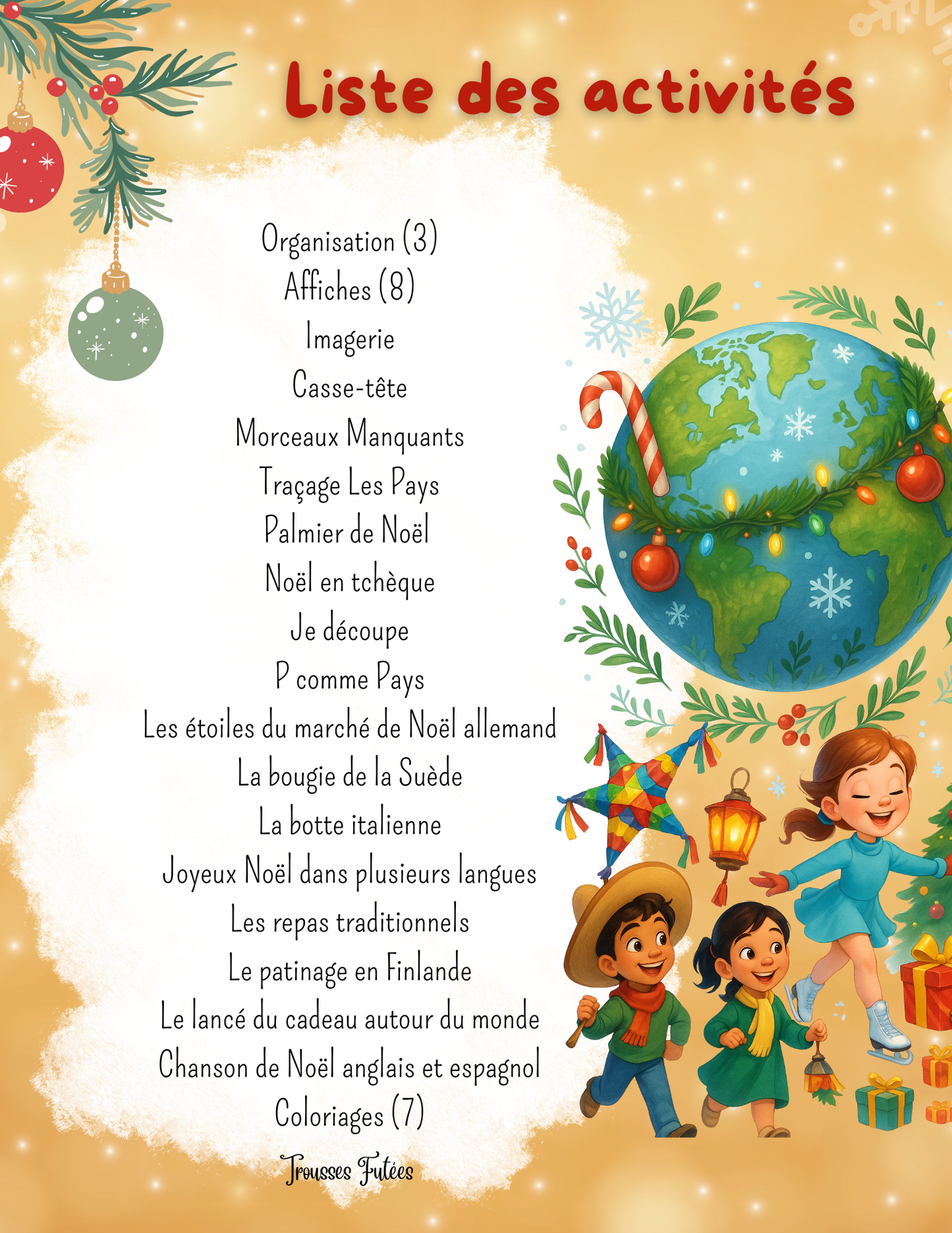 Noël autour du monde - 45 pages