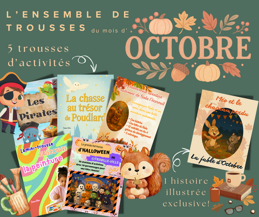 Ensemble de trousses du mois d'OCTOBRE