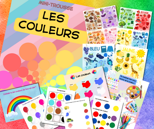 Mini trousse - Les couleurs - 25 pages