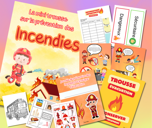 Mini trousse - Prévention des incendies - 21 pages