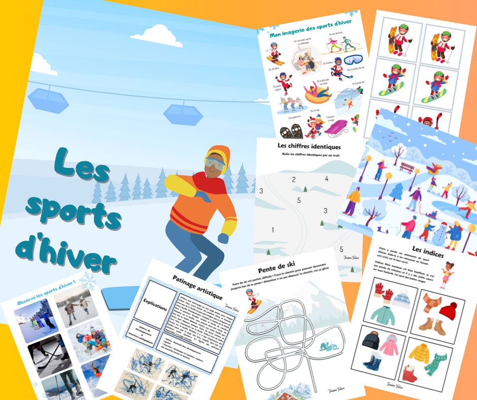 Trio Trousses Éducatives Hiver PDF – Activités Préscolaire & Maternelle – Promotion 50 %