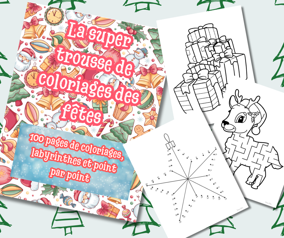 Ensemble de trousses de Décembre