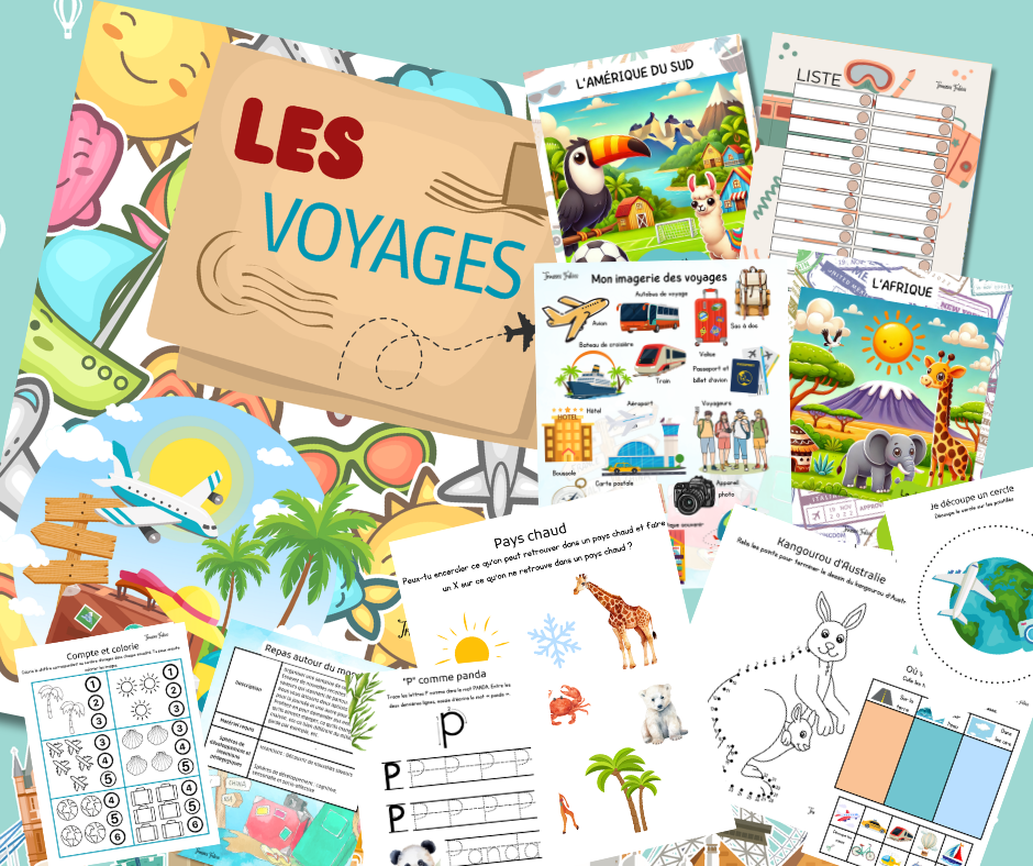 Ensemble trousses éducatives Avril PDF - Activités imprimables préscolaire/maternelle