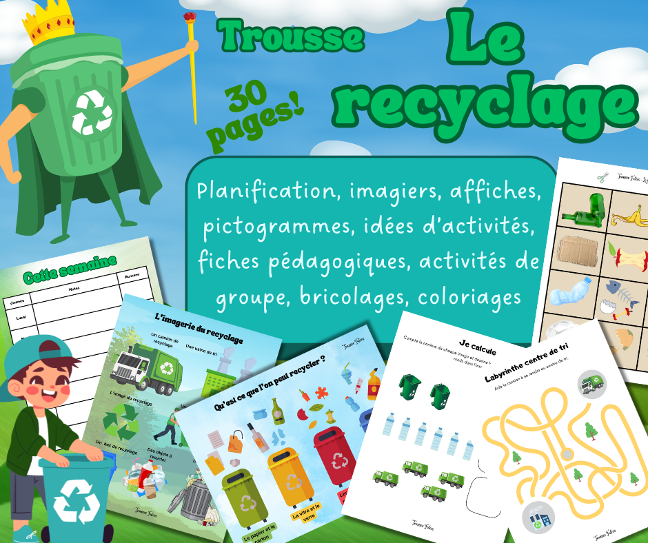 Trio Trousses Éducatives Nutrition PDF – Activités Préscolaire & Maternelle – Promotion 50 %