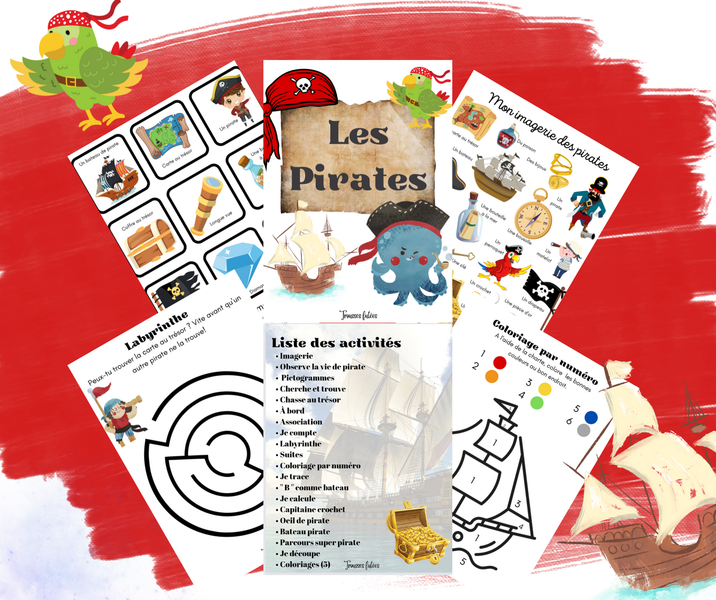 Les pirates - 30 pages