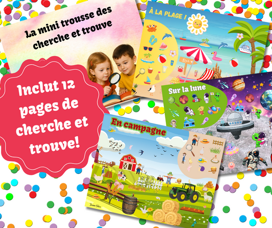 Mini trousse des Cherche et Trouve - 12 pages