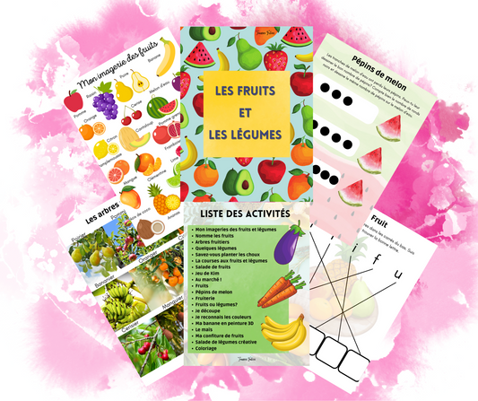 Les fruits et légumes -32 pages