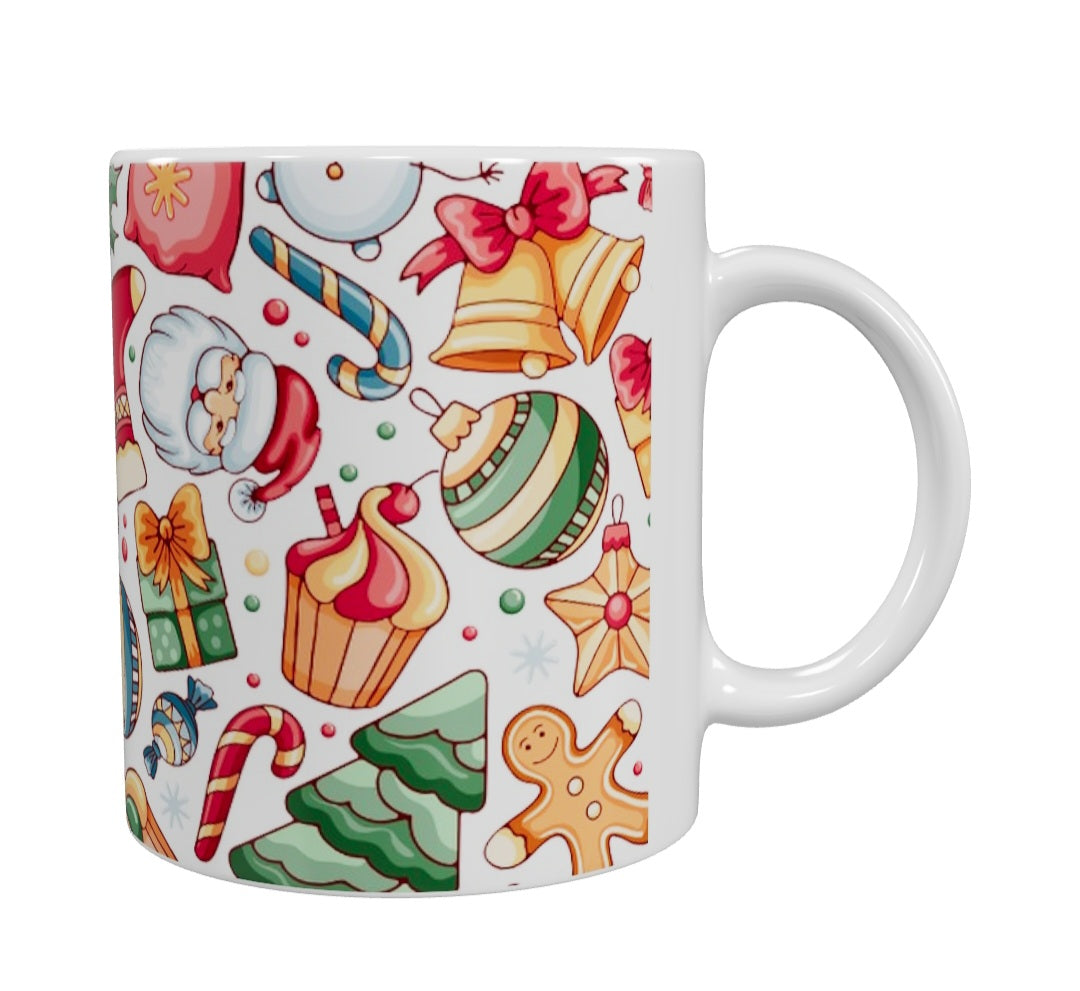 Tasse - Maman, éducatrice, enseignante en mode Noël - Modèle 1