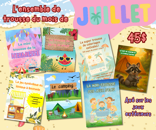 L'ensemble de trousse du mois de JUILLET