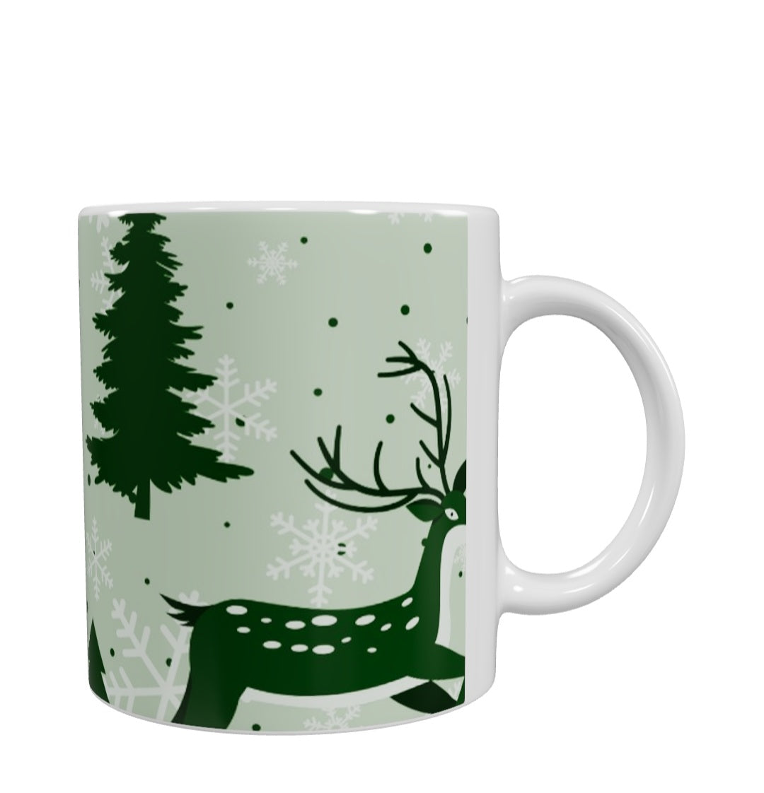 Tasse - Maman, éducatrice, enseignante en mode Noël - Modèle 3