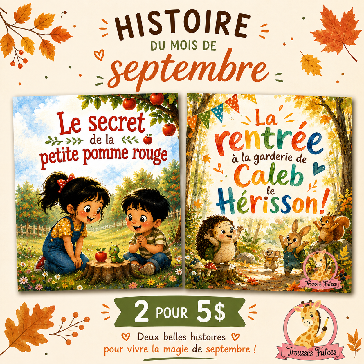 Histoires - Septembre 2026
