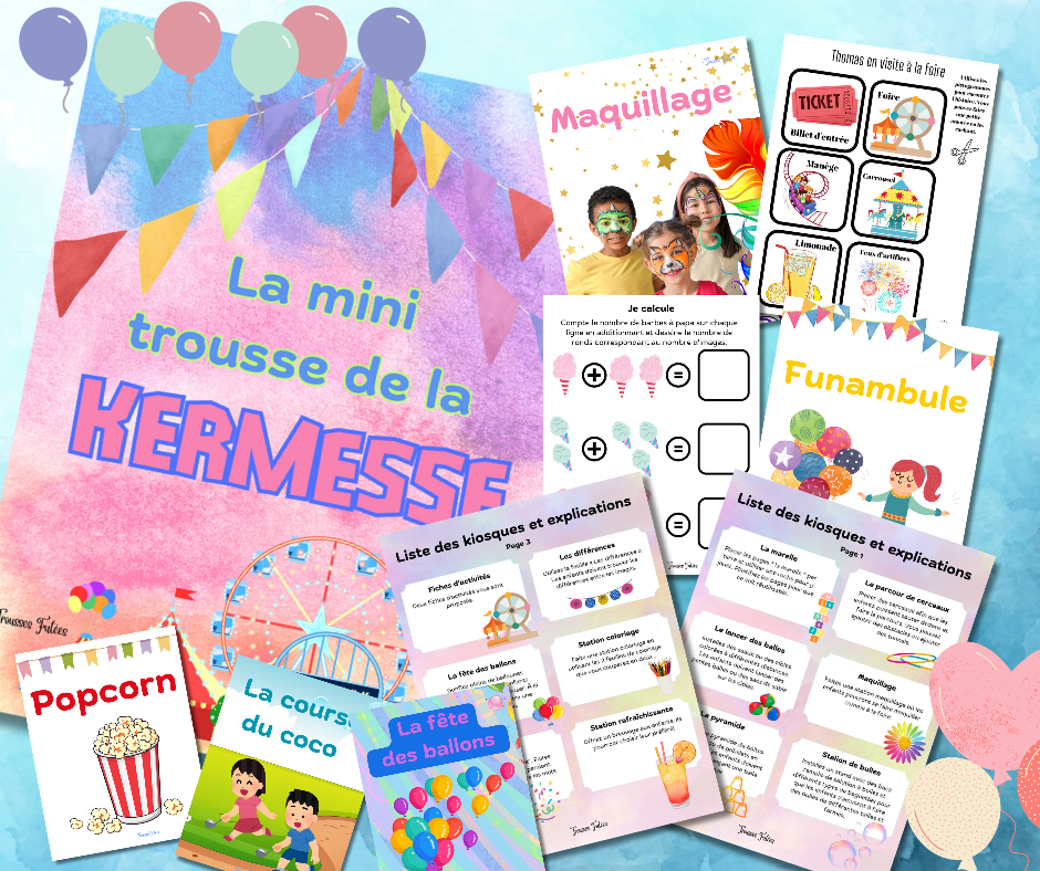 L'ensemble de trousse du mois de JUILLET