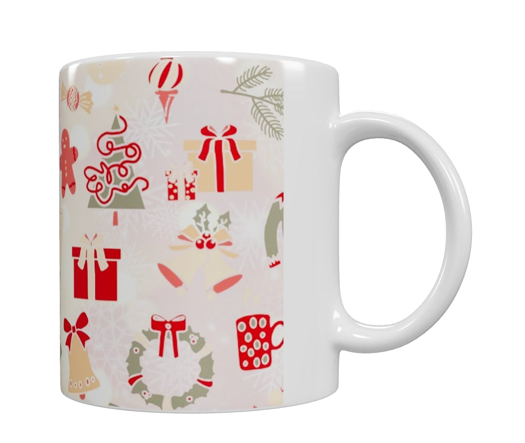 Tasse - Maman, éducatrice, enseignante sous le charme de Noël - Modèle 3
