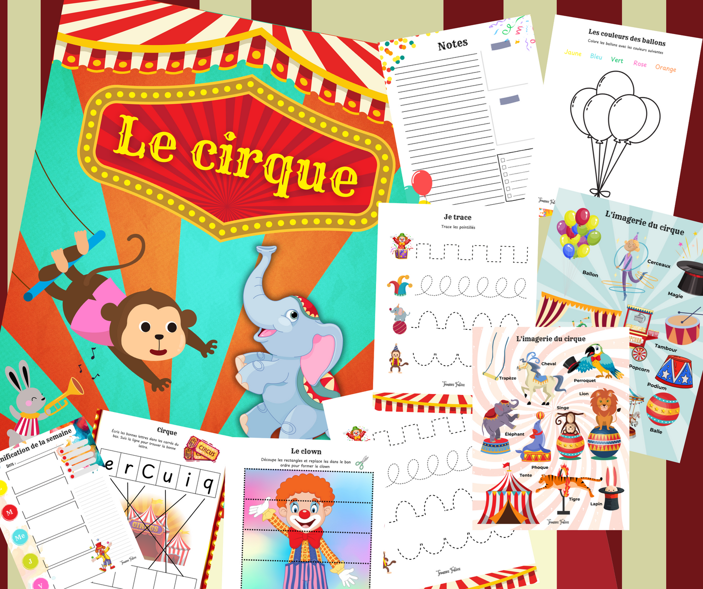 Le cirque - 55 pages